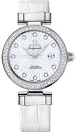 OMEGA De Ville Ladymatic 34Mm Diamond Bezel Watch 425.38.34.20.55.001 1