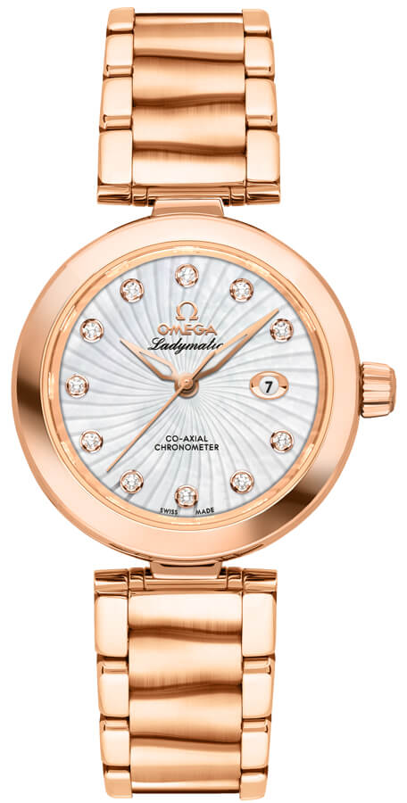 OMEGA De Ville Ladymatic Rose Gold Luxury Women'S Watch 425.60.34.20.55.001 1