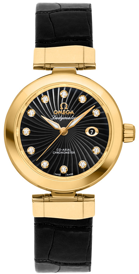 OMEGA De Ville Ladymatic Solid Gold 34Mm Watch 425.63.34.20.51.002 1