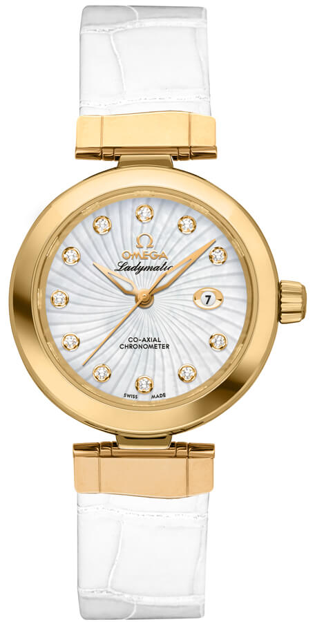 OMEGA De Ville Ladymatic Solid Gold Women'S Watch 425.63.34.20.55.002 1