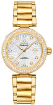 OMEGA De Ville Ladymatic Solid 18K Yellow Gold Diamond Women'S Watch 425.65.34.20.55.004 1