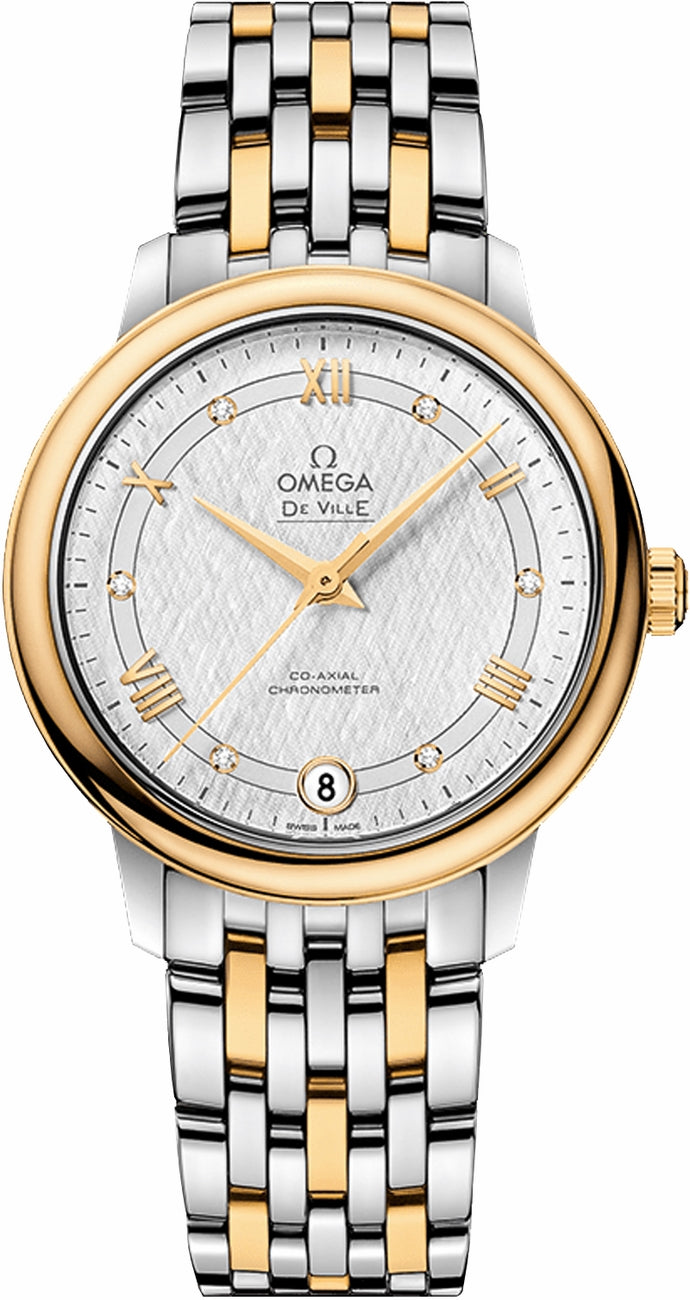 OMEGA De Ville Prestige Steel & Yellow Gold Women'S Watch 424.20.33.20.52.001 1