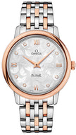 OMEGA De Ville Prestige Silver Butterfly Dial Women'S Watch 424.20.33.60.52.001 1