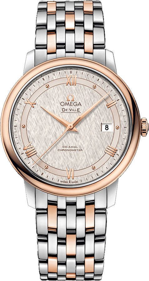 OMEGA De Ville Prestige Rose Gold & Steel Men'S Watch 424.20.40.20.02.003 1