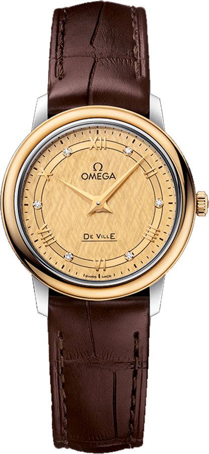 OMEGA De Ville Prestige Steel & Yellow Gold Women'S Watch 424.23.27.60.58.001 1