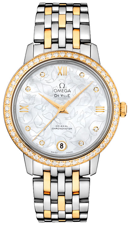 OMEGA De Ville Prestige Steel & Yellow Gold Women'S Watch 424.25.33.20.55.004 1
