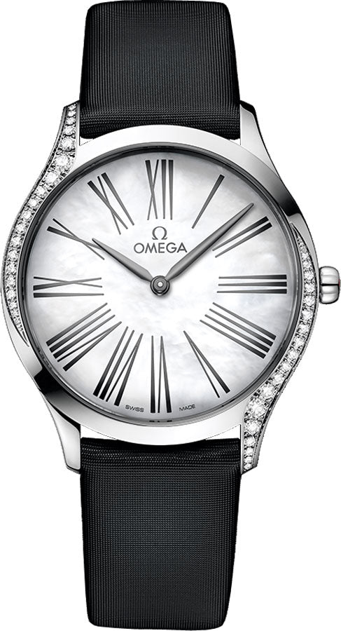 OMEGA De Ville Tresor Diamond 36Mm Steel Women'S Watch 428.17.36.60.05.001 1