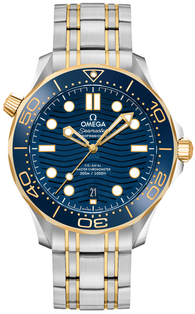 OMEGA Seamaster Blue Dial Men'S Watch 210.20.42.20.03.001 1