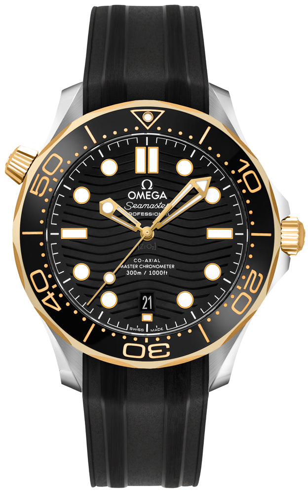 OMEGA Seamaster Black Dial Men'S Luxury Watch 210.22.42.20.01.001 1
