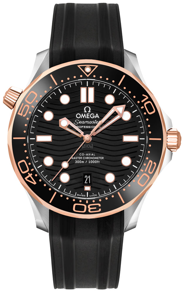 OMEGA Seamaster Black Dial 42Mm Men'S Watch 210.22.42.20.01.002 1