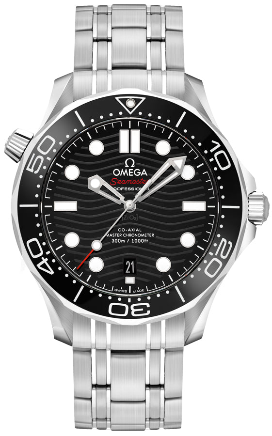 OMEGA Seamaster Black Dial Men'S Diver Watch 210.30.42.20.01.001 1