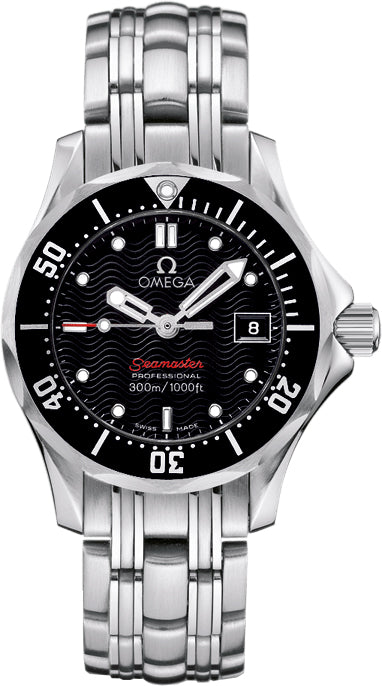 OMEGA Seamaster Black Dial 28Mm Women'S Watch 212.30.28.61.01.001 1