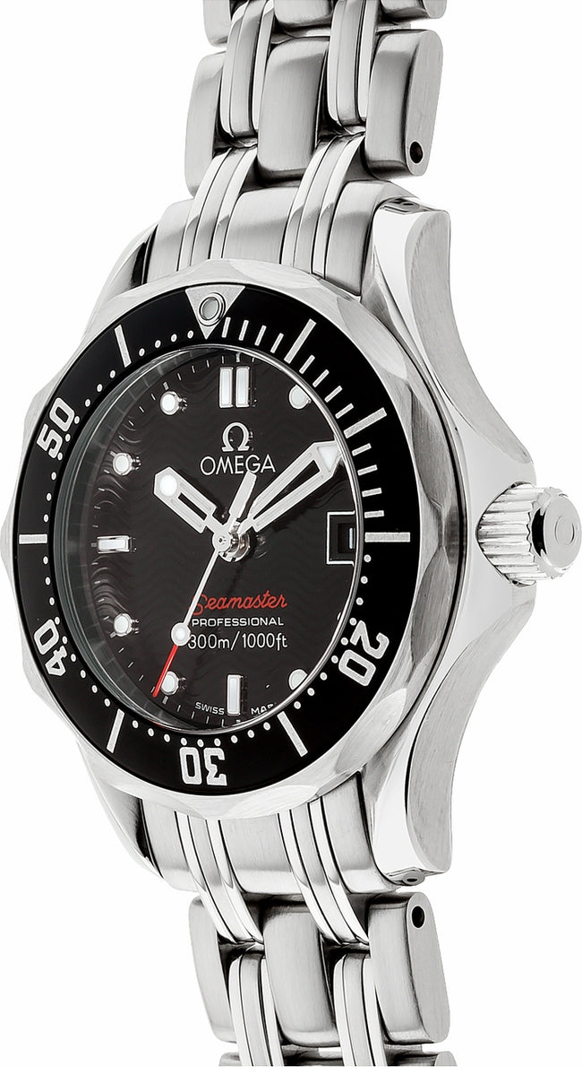 OMEGA Seamaster Black Dial 28Mm Women'S Watch 212.30.28.61.01.001 2