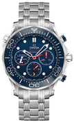OMEGA Seamaster Blue Dial Men'S Diver Watch Chronograph 212.30.42.50.03.001 1