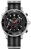 OMEGA Seamaster Black Dial Nato Strap Men'S Watch 212.30.44.50.01.001 1