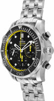 OMEGA Seamaster Black & Yellow Men'S Watch 212.30.44.50.01.002 3