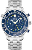 OMEGA Seamaster Chronograph Blue Dial Men'S Watch 212.30.44.52.03.001 1