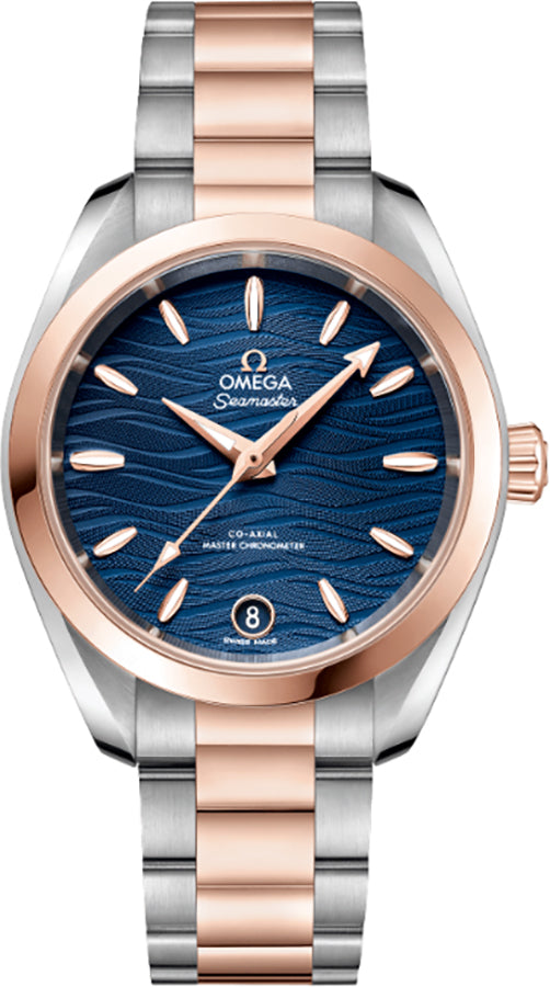 OMEGA Seamaster Aqua Terra Blue Dial 34Mm Women'S Watch 220.20.34.20.03.001 1