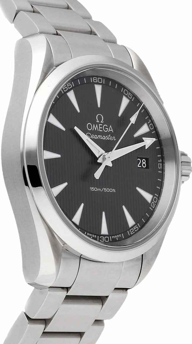 OMEGA Seamaster Aqua Terra Black Dial Steel Men'S Watch 231.10.39.60.06.001 2