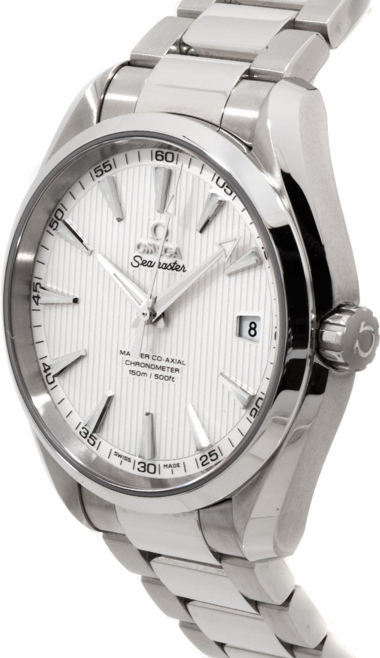 OMEGA Seamaster Aqua Terra Silver Teak Pattern Dial Men'S Watch 231.10.42.21.02.003 2