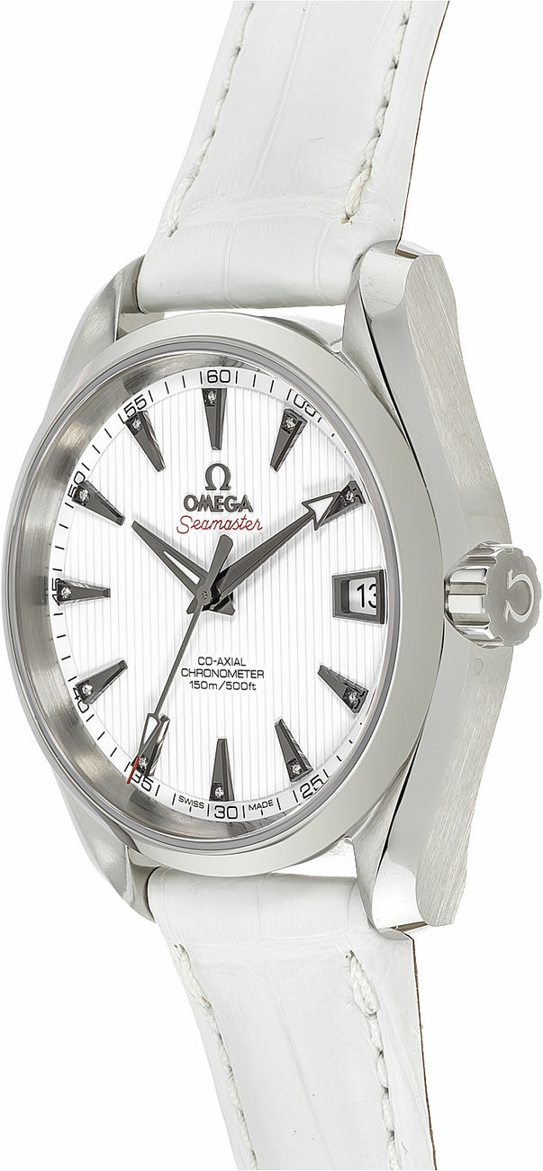 OMEGA Seamaster Aqua Terra White Dial Men'S Luxury Watch 231.13.39.21.54.001 2