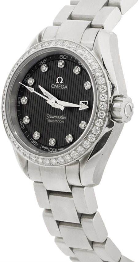 OMEGA Seamaster Aqua Terra Diamond Ladies Watch 231.15.30.61.56.001 2