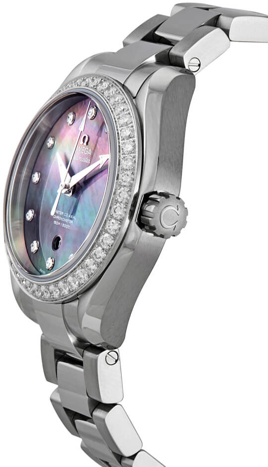 OMEGA Seamaster Aqua Terra Diamond Luxury Women'S Watch 231.15.34.20.57.001 2