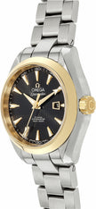 OMEGA Seamaster Aqua Terra Black Dial Gold & Steel Women'S Watch 231.20.34.20.01.004 2
