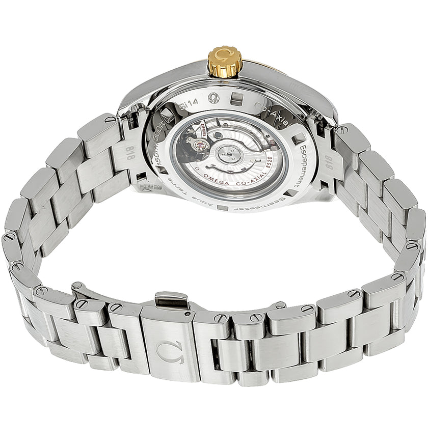 OMEGA Seamaster Aqua Terra Black Dial Gold & Steel Women'S Watch 231.20.34.20.01.004 3