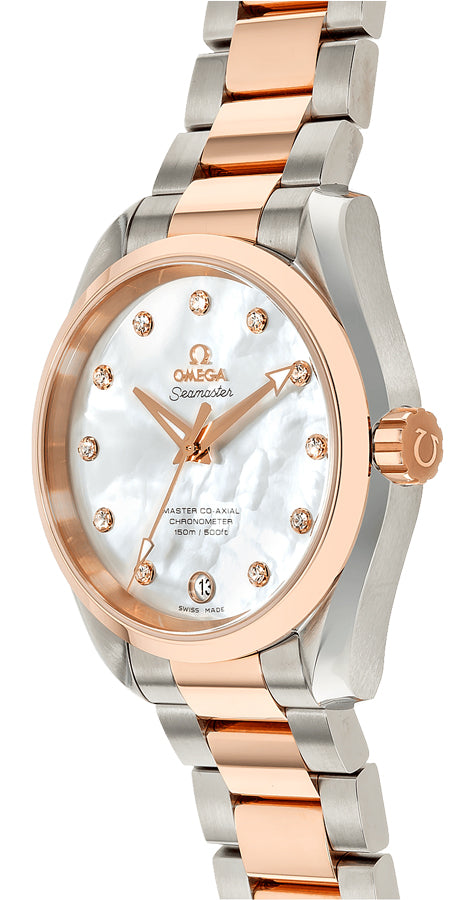 OMEGA Seamaster Aqua Terra Diamond Women'S Watch 231.20.39.21.55.003 2