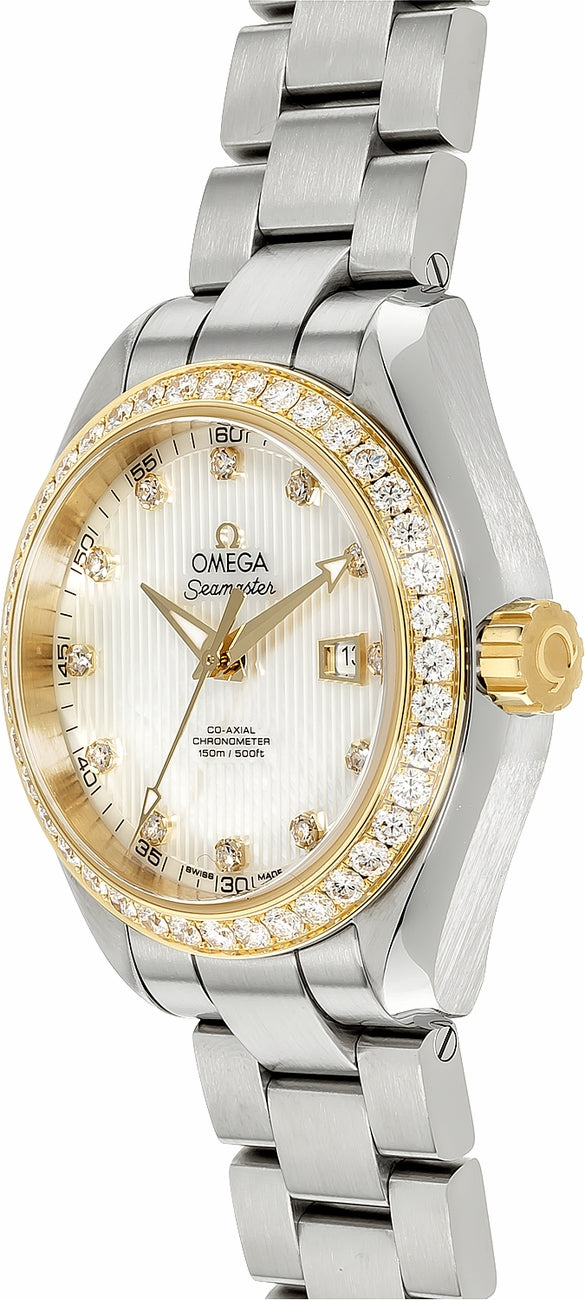 OMEGA Seamaster Aqua Terra 150M White Pearl Women'S Watch 231.25.34.20.55.004 2