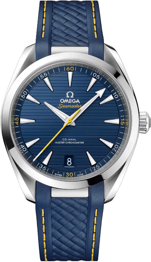 OMEGA Seamaster Aqua Terra Blue & Yellow Men'S Watch 220.12.41.21.03.009 1