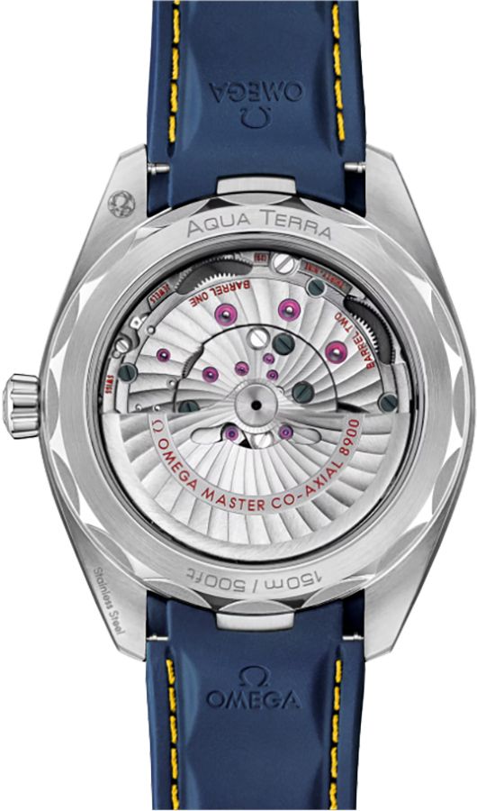 OMEGA Seamaster Aqua Terra Blue & Yellow Men'S Watch 220.12.41.21.03.009 3