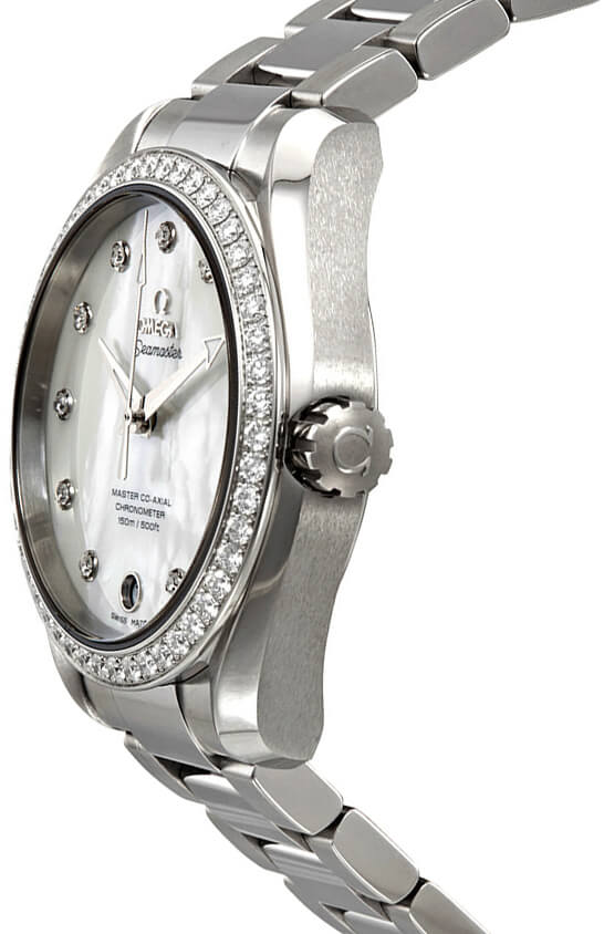 OMEGA Seamaster Aqua Terra Diamonds Women'S Watch 231.15.39.21.55.001 2