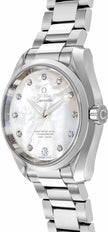 OMEGA Seamaster Aqua Terra Pearl Diamond Dial Women'S Watch 231.10.39.21.55.002 2