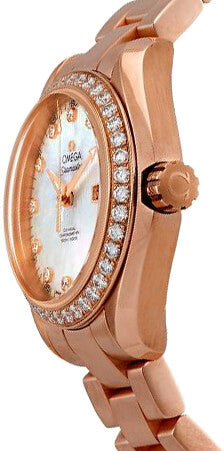 OMEGA Seamaster Aqua Terra Solid 18K Rose Gold Women'S Watch 231.55.34.20.55.002 2