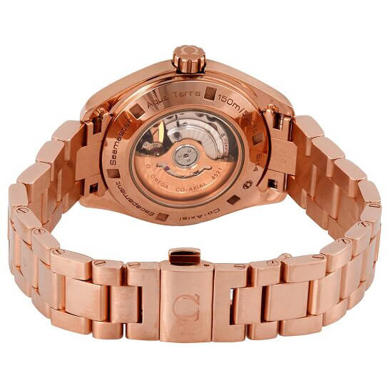 OMEGA Seamaster Aqua Terra Solid 18K Rose Gold Women'S Watch 231.55.34.20.55.002 3