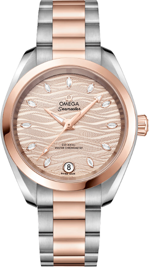 OMEGA Seamaster Aqua Terra Rose Gold & Steel Women'S Watch 220.20.34.20.59.001 1