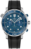 OMEGA Seamaster Black Rubber Strap Men'S Watch 210.32.44.51.03.001 1