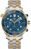 OMEGA Seamaster Chronograph Blue Bezel Men'S Watch 210.20.44.51.03.001 1