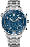 OMEGA Seamaster Chronograph Blue Dial Men'S Watch 210.30.44.51.03.001 1