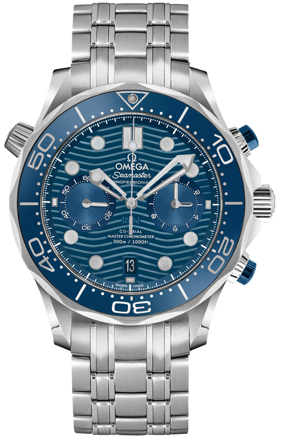 OMEGA Seamaster Chronograph Blue Dial Men'S Watch 210.30.44.51.03.001 1