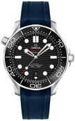 OMEGA Seamaster Diver 300M Blue Rubber Strap Men'S Watch 210.32.42.20.01.031 1