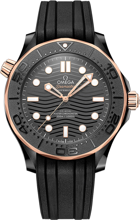 OMEGA Seamaster Diver Black Ceramic Men'S Watch 210.62.44.20.01.001 1