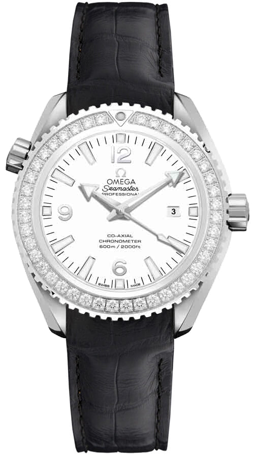 OMEGA Seamaster Planet Ocean White Dial Diamond Watch 232.18.38.20.04.001 1