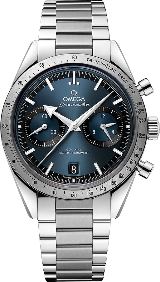 OMEGA Speedmaster '57 Steel Blue Dial Men'S Watch 332.10.41.51.03.001 1