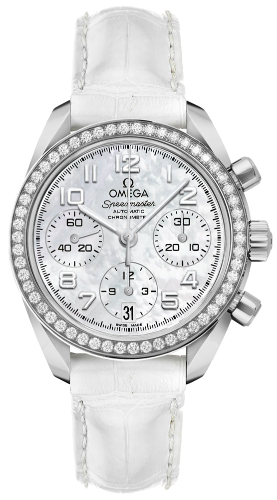 OMEGA Speedmaster Chronograph 38Mm Diamond Women'S Watch 324.18.38.40.05.001 1