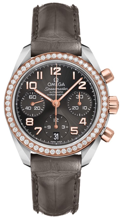 OMEGA Speedmaster Chronograph Diamond Women'S Watch 324.28.38.40.06.001 1