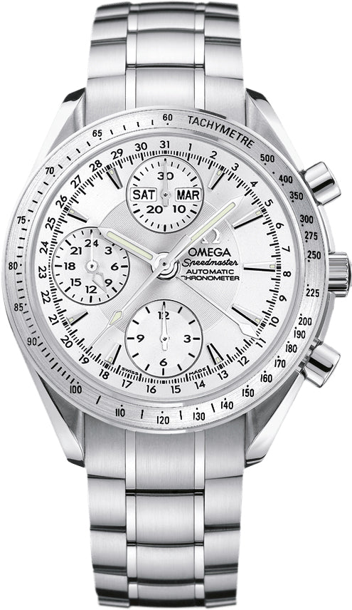 OMEGA Speedmaster Day-Date Chronograph Silver Dial 40Mm Men'S Watch 3221.30.00 1