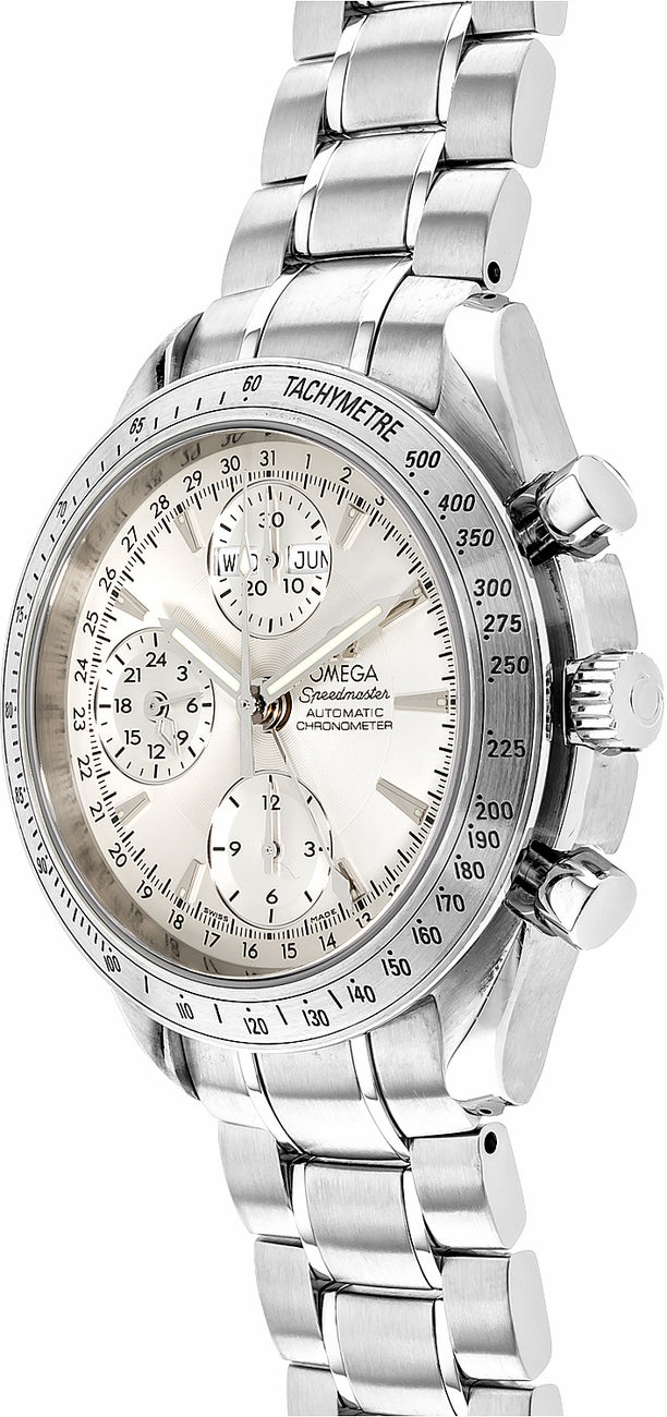 OMEGA Speedmaster Day-Date Chronograph Silver Dial 40Mm Men'S Watch 3221.30.00 2